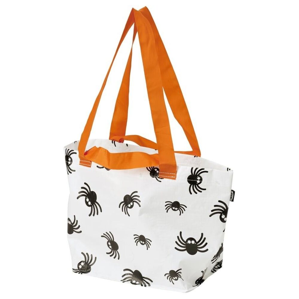 IKEA Bag Kustfyr Halloween Reusable Spiders 406.313.89 NEW 2026 Quick Ship